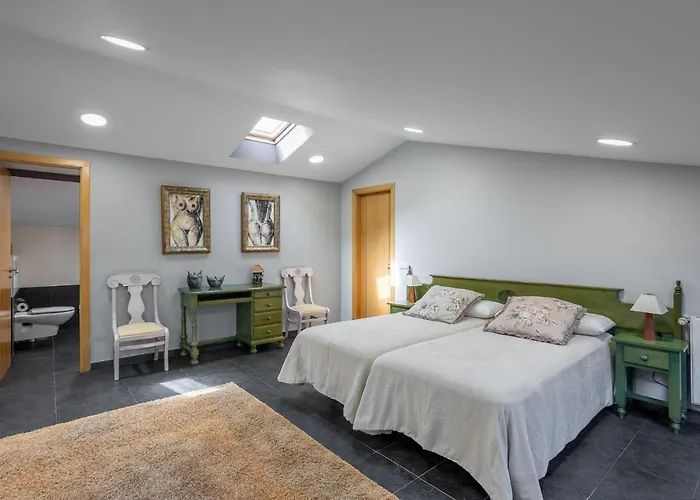 Le Llar Casa Con 2 Piscinas 1 Climatizada Interior Muy Cerca De Santiago De Compostela בית נופש